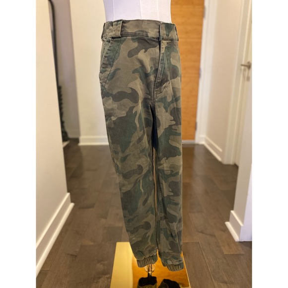 Hollister Womens Camouflage Cargo Jogger‎ Pants Ultra High Rise Medium - Picture 2 of 7